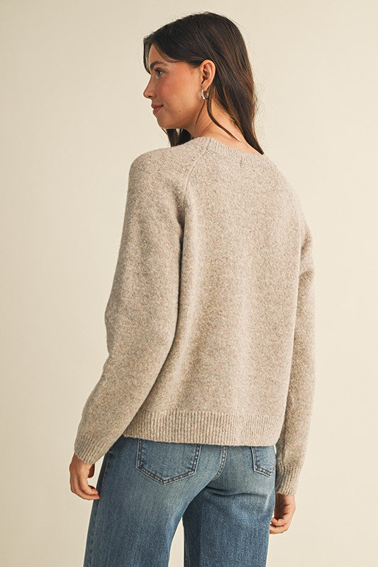 Meadow Mist Floral Sweater