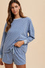 Coastal Check Lounge Set