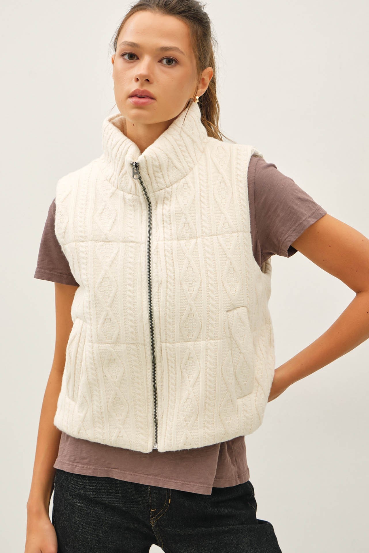 Snowdrift Knit Vest