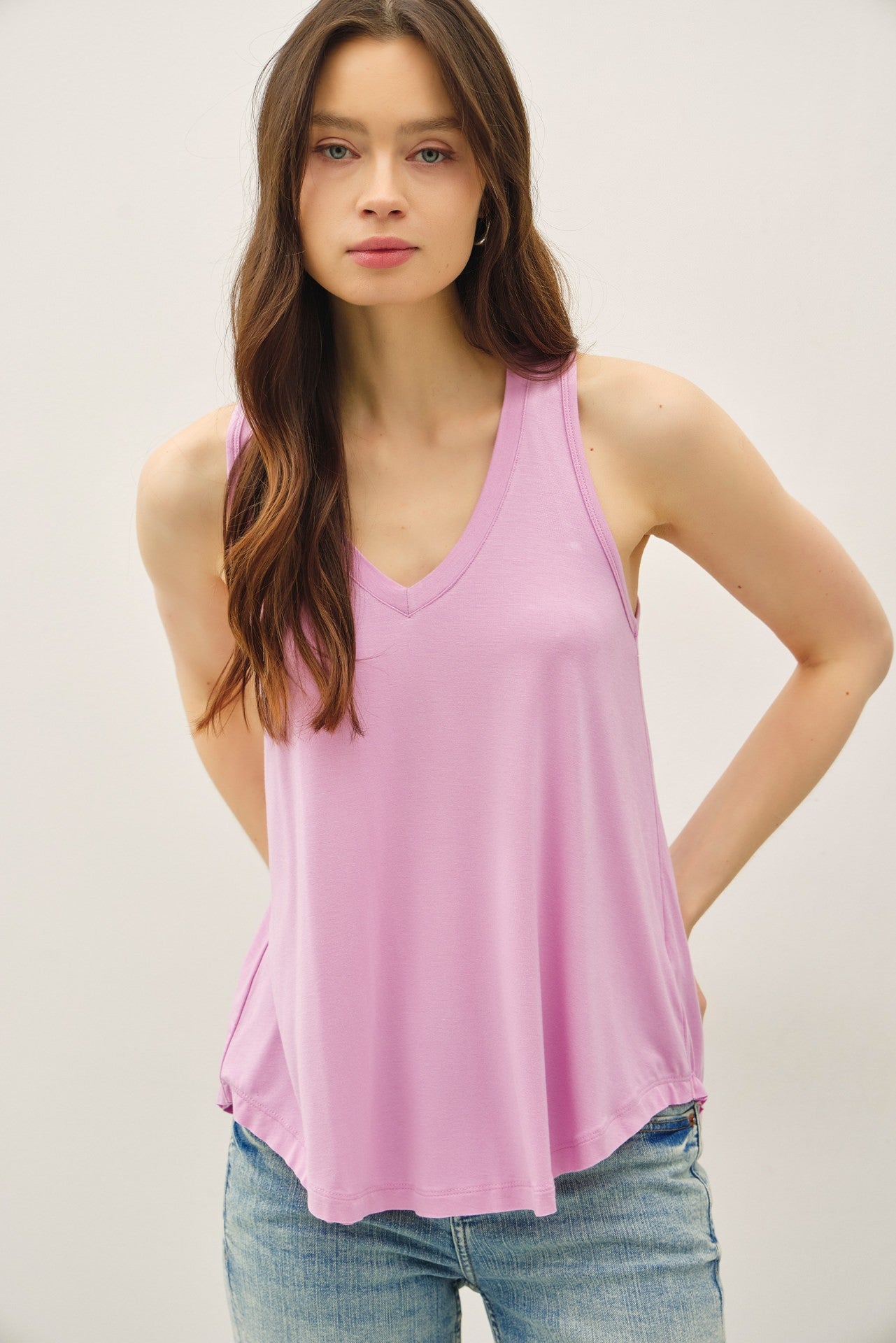 Playing Games V-Neck Tank Top