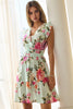 Mint Blossom Mini Dress