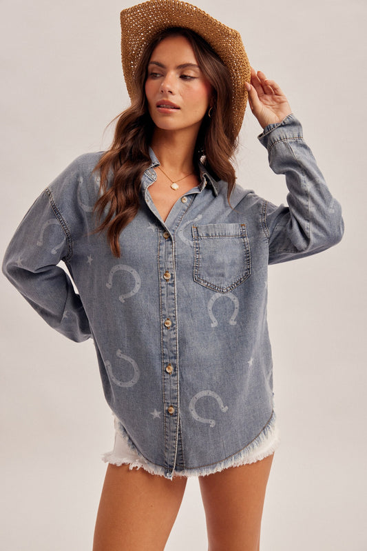 Lucky Charm Button-Down