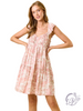 Sunlace Sweetheart Tiered Mini Dress