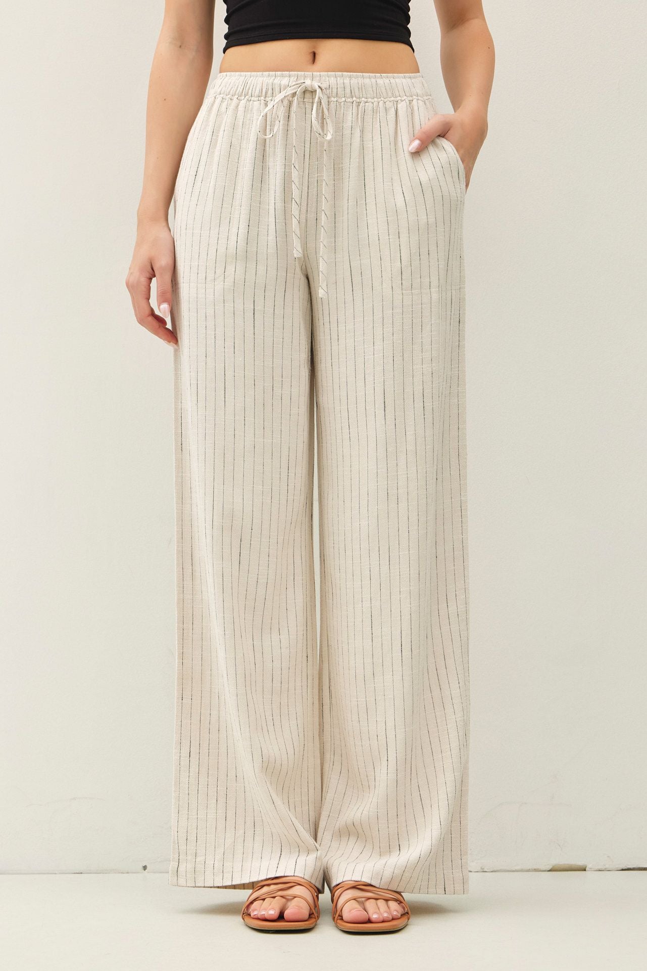 Airy Wide Leg Trousers