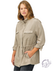 Curvy Sculpted Cargo Jacket