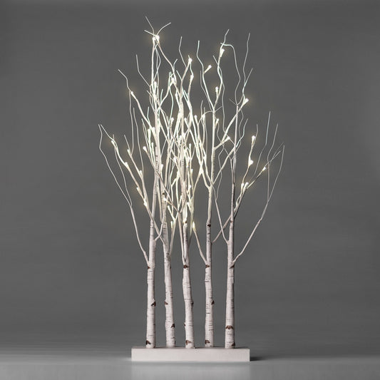 3' Lighted Birch Grove