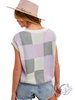 Glitch In Color Sweater Crop Tee