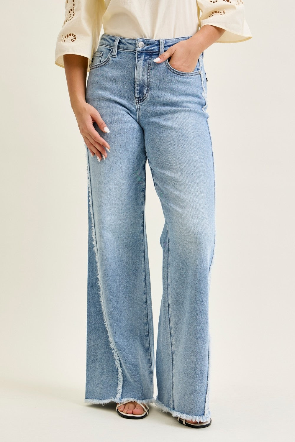 Maple High Rise Retro Wide Leg by Judy Blue