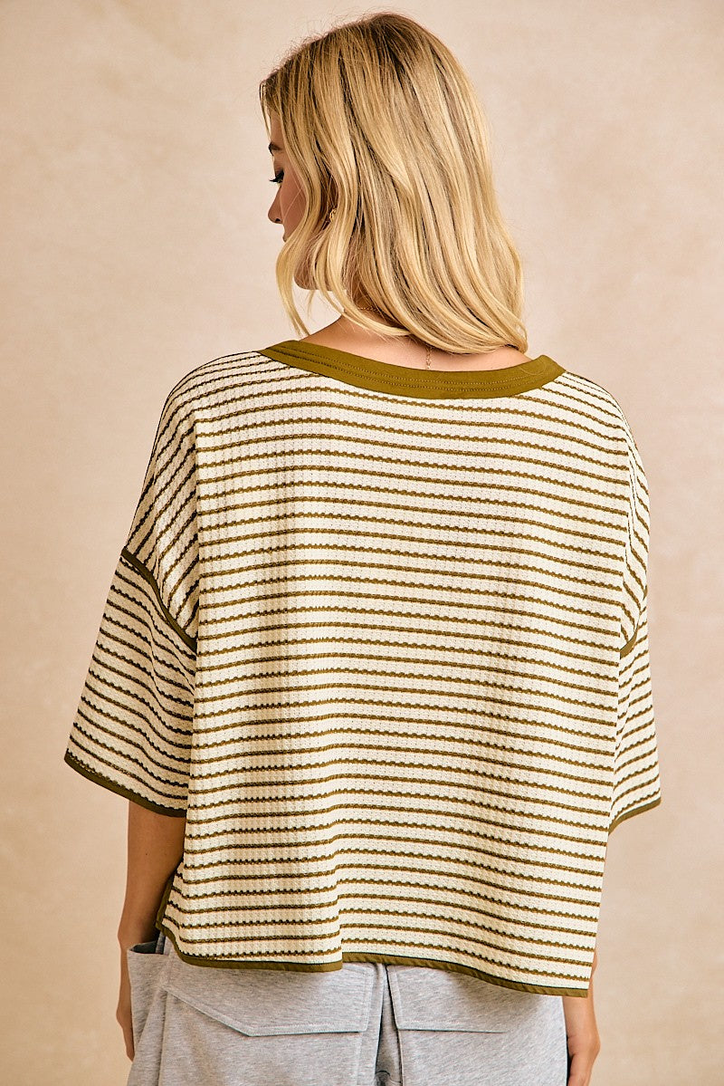 Fireside Stripe Tee