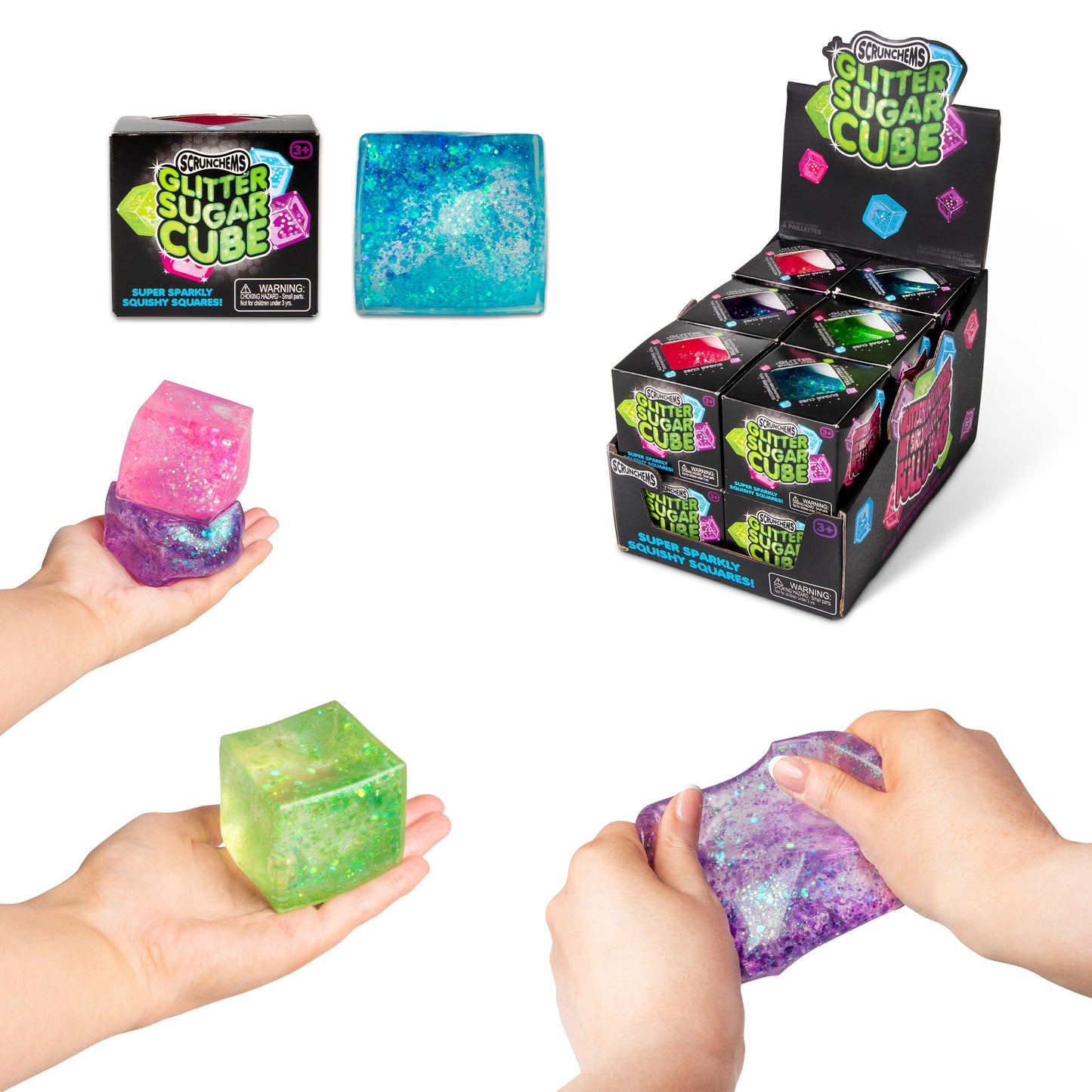 Glitter Sugar Cube