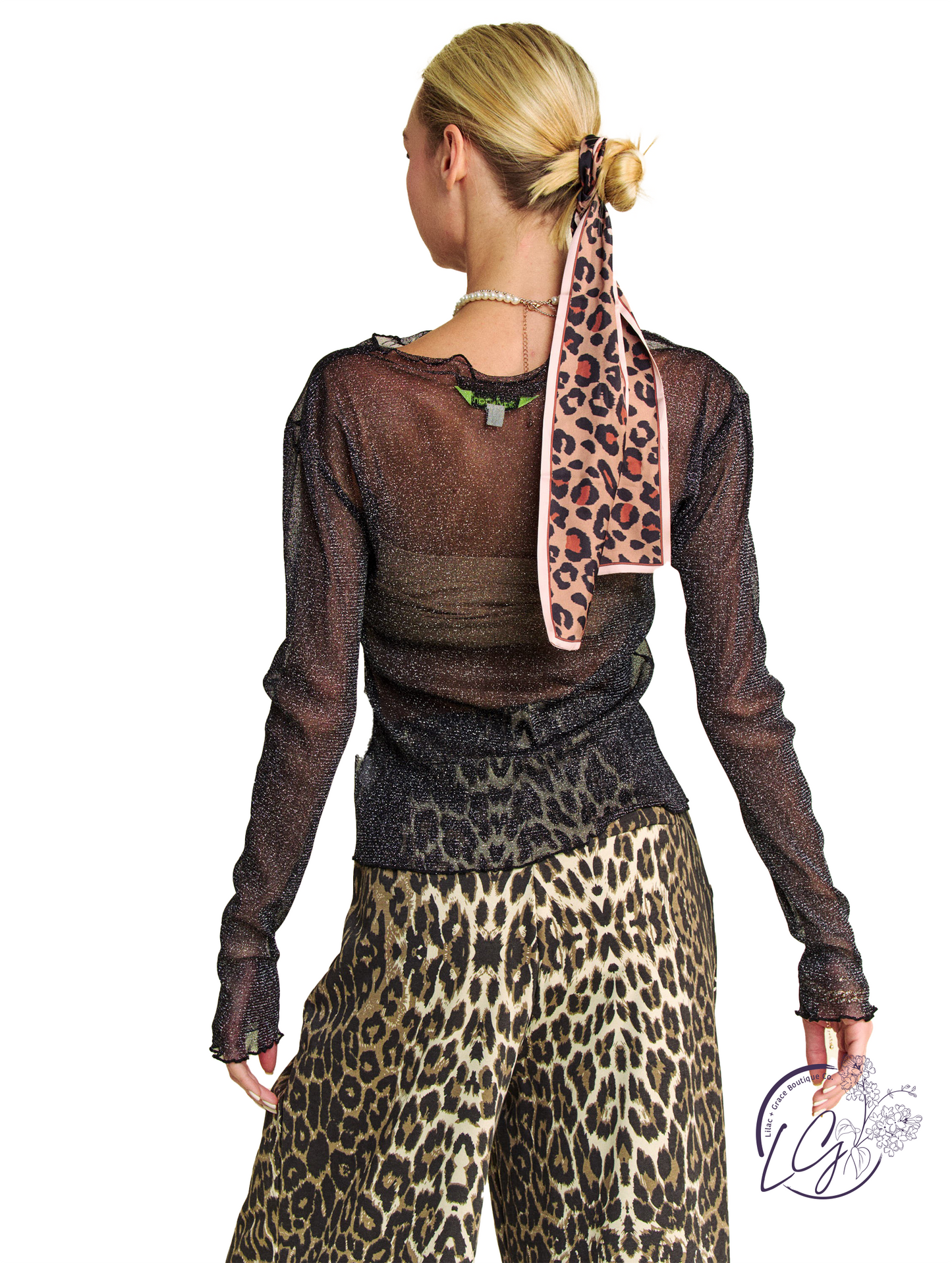 The Night Is Ours Mesh Top