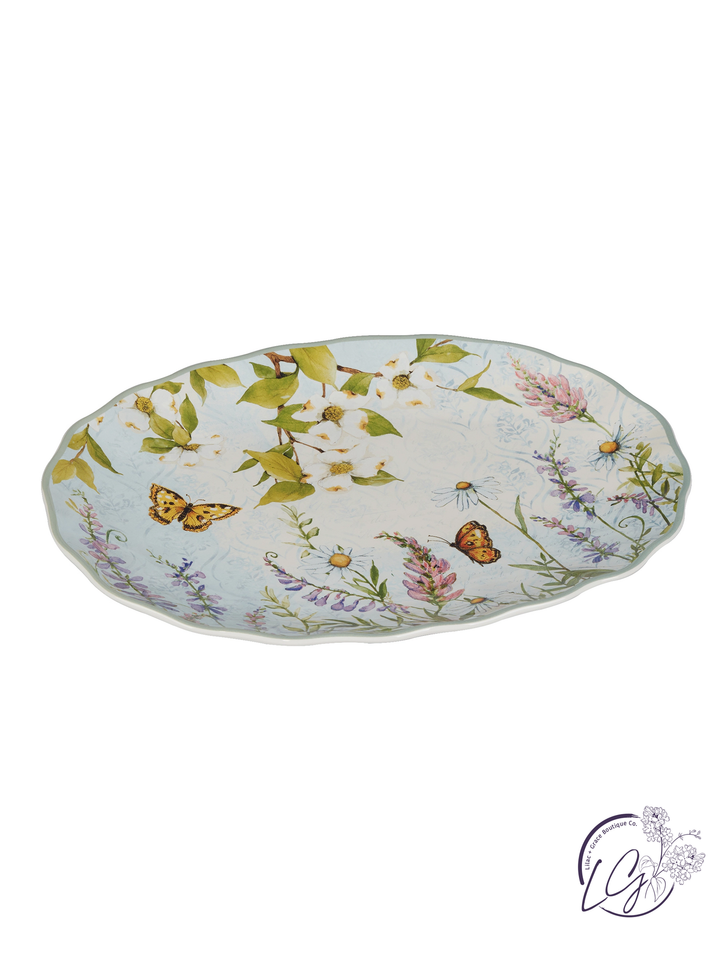 Easter Meadow Oval Platter