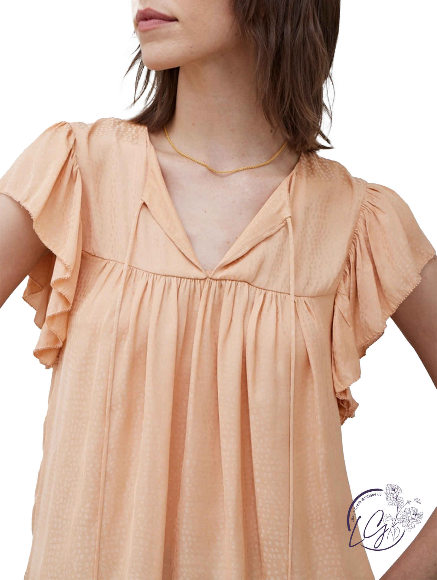 Breathe In, Breathe Out Satin Blouse