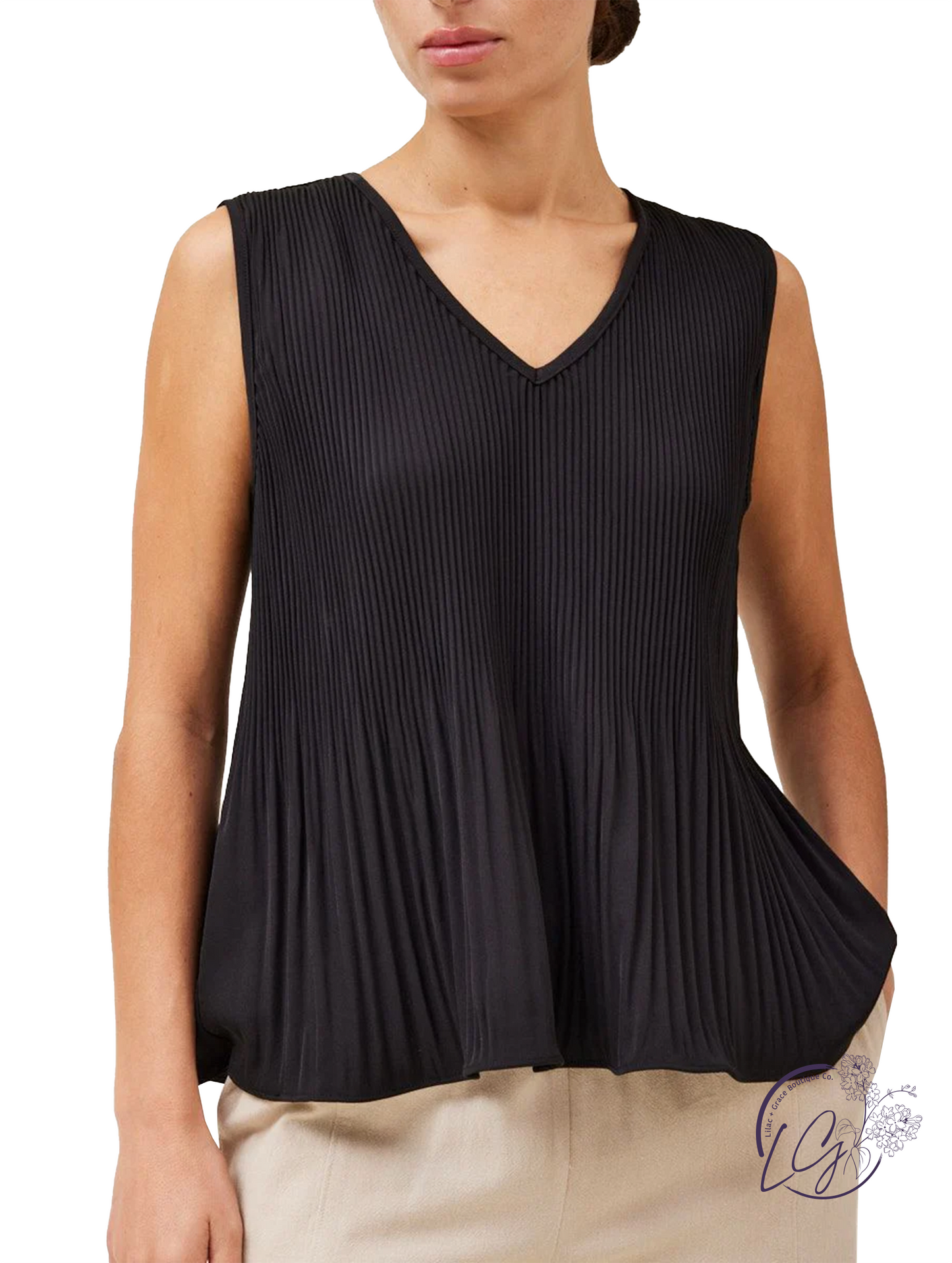 Just Hang Out V-Neck Top