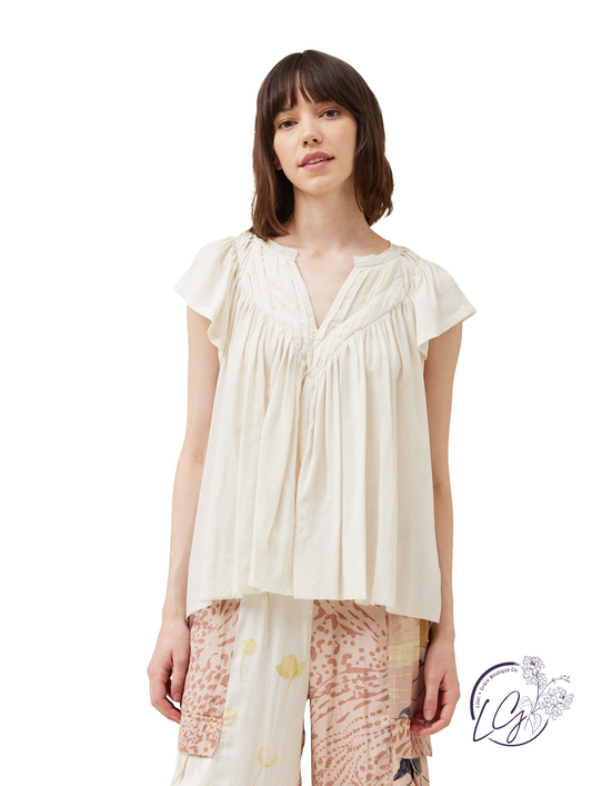 Float In Serenity Summer Blouse