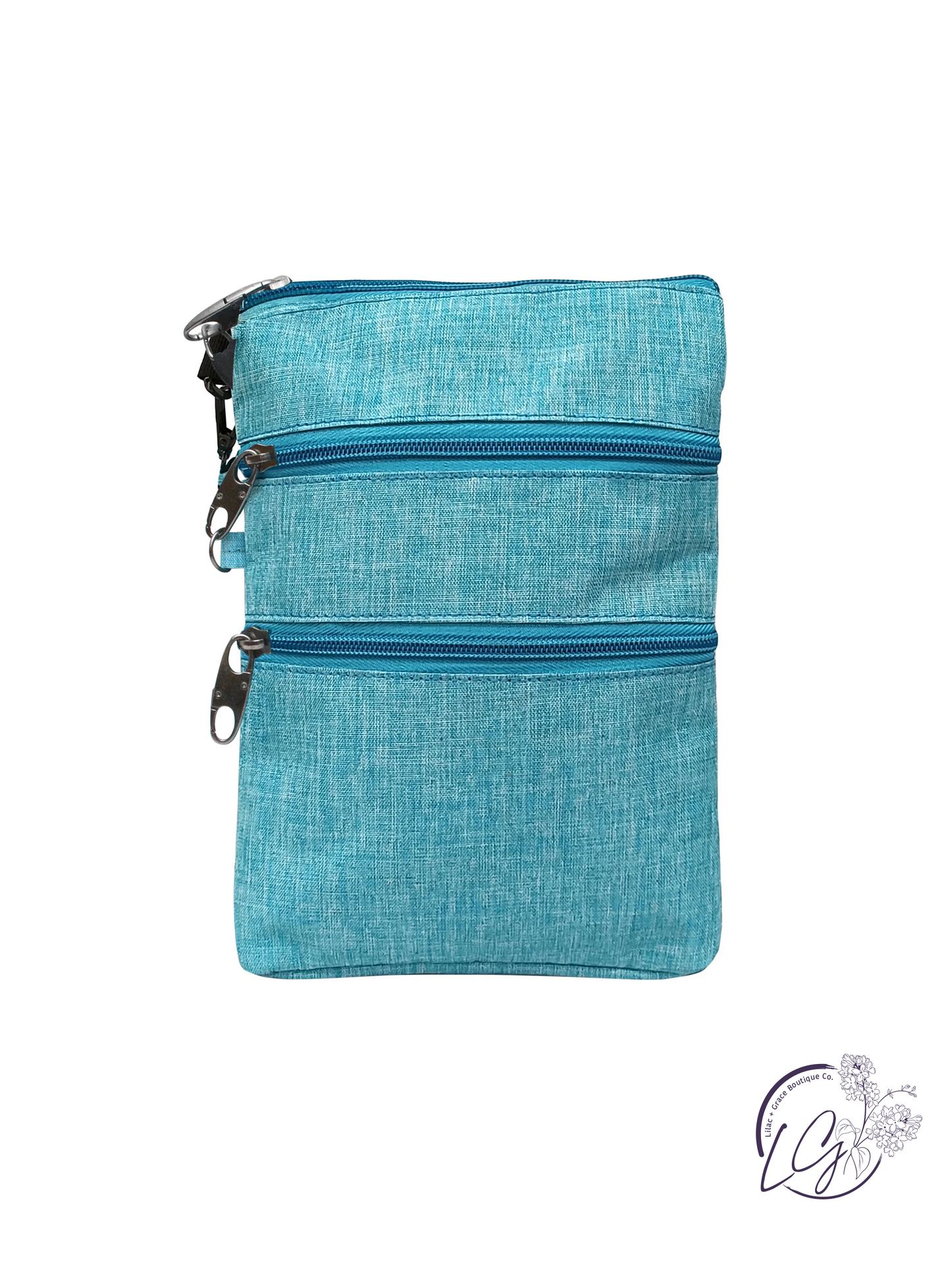 Nupouch Anti-theft 3 Zipper Crossbody