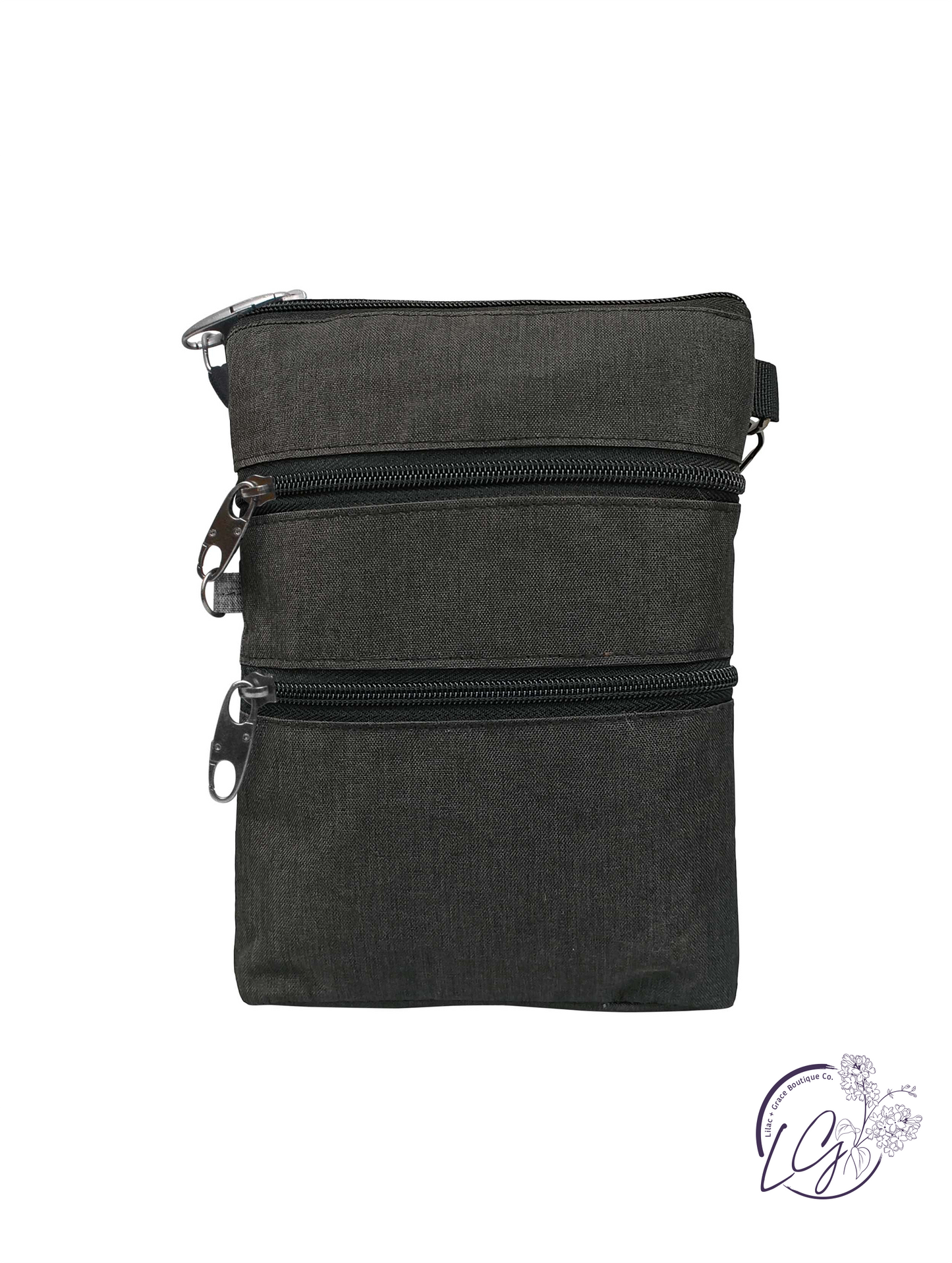 Nupouch Anti-theft 3 Zipper Crossbody