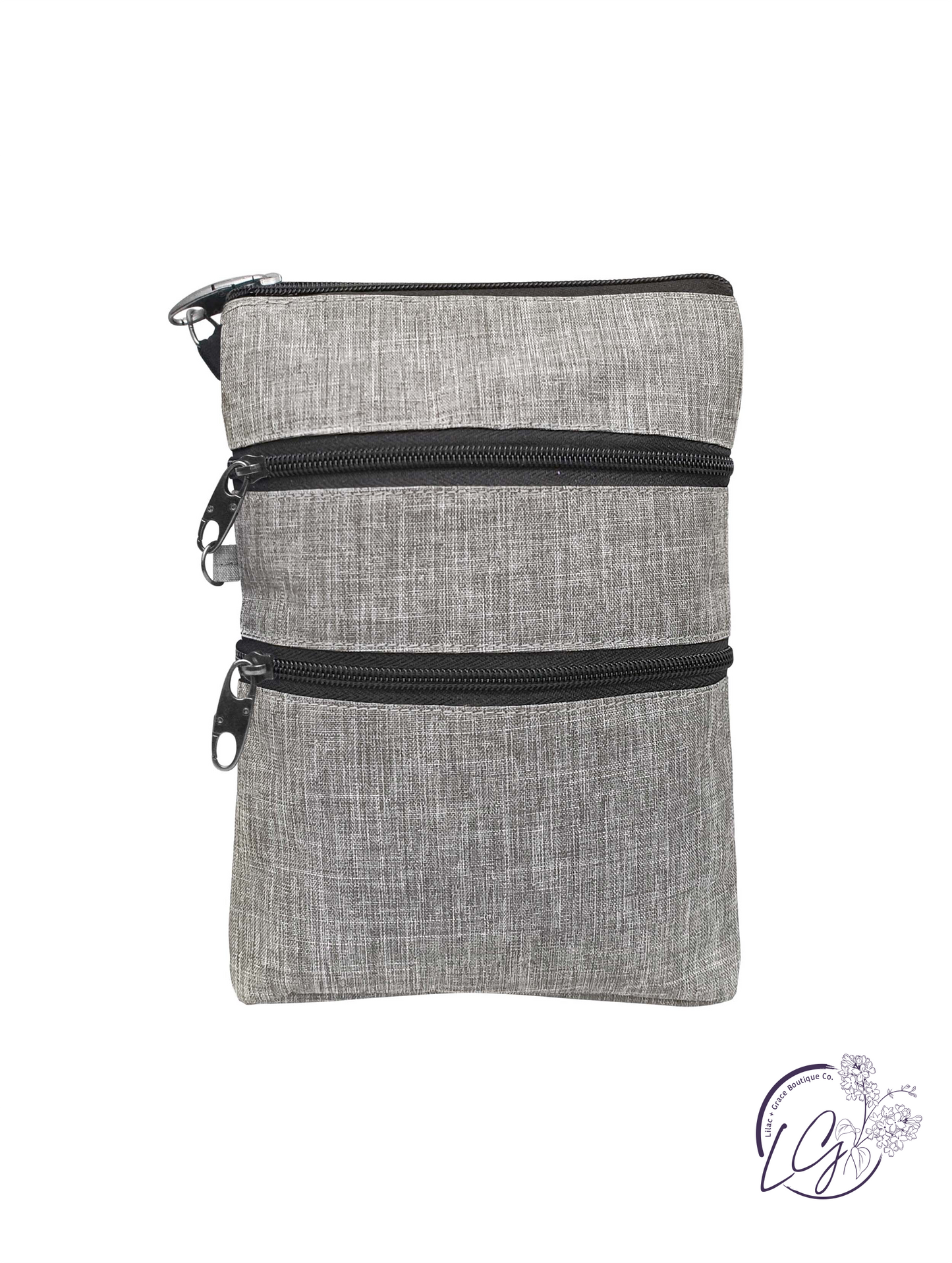 Nupouch Anti-theft 3 Zipper Crossbody