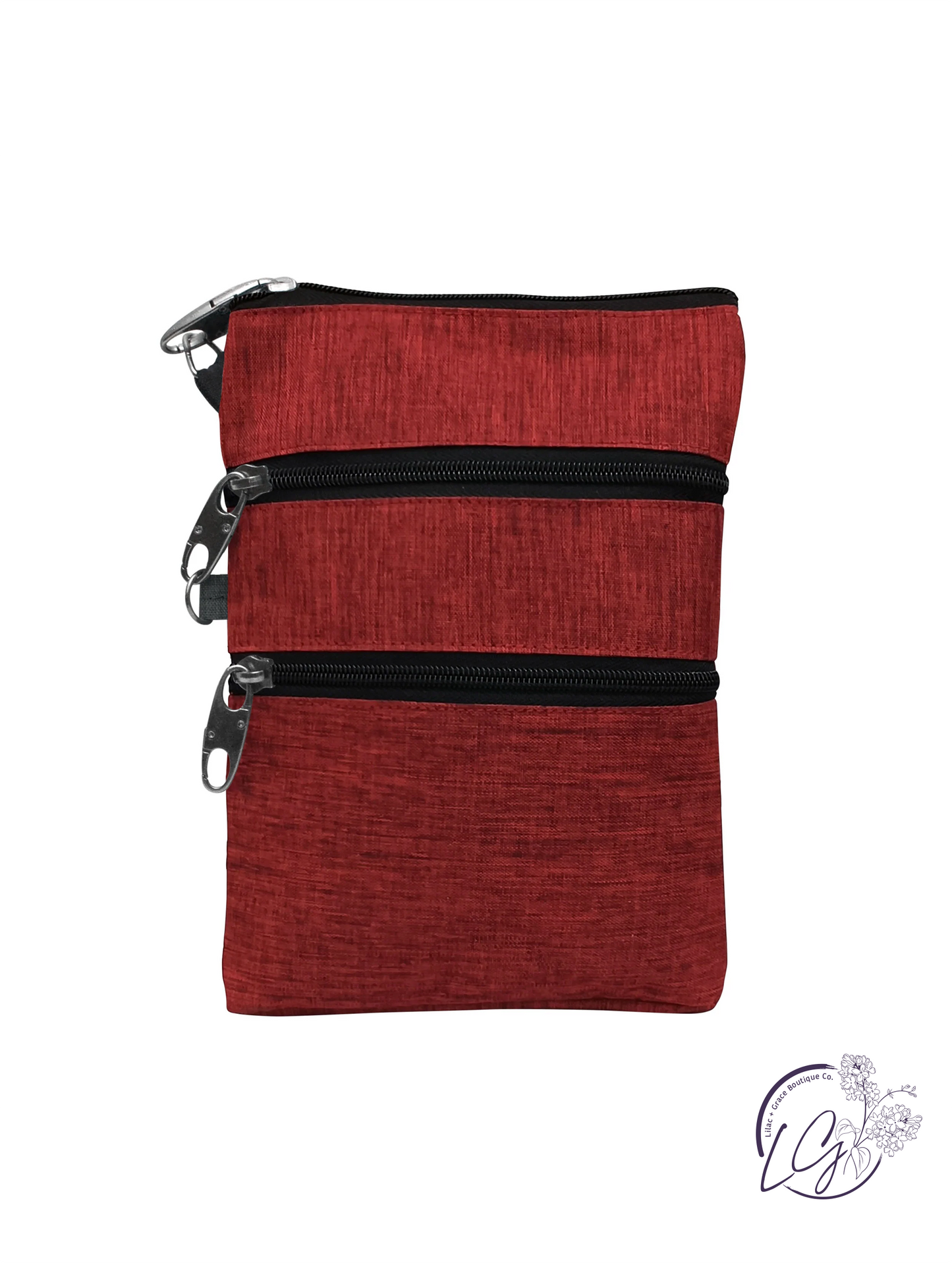 Nupouch Anti-theft 3 Zipper Crossbody