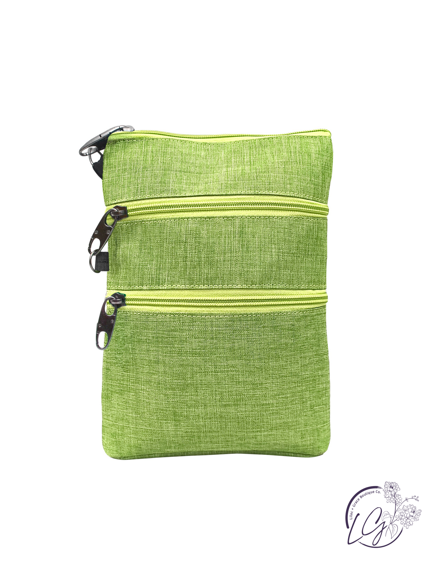 Nupouch Anti-theft 3 Zipper Crossbody