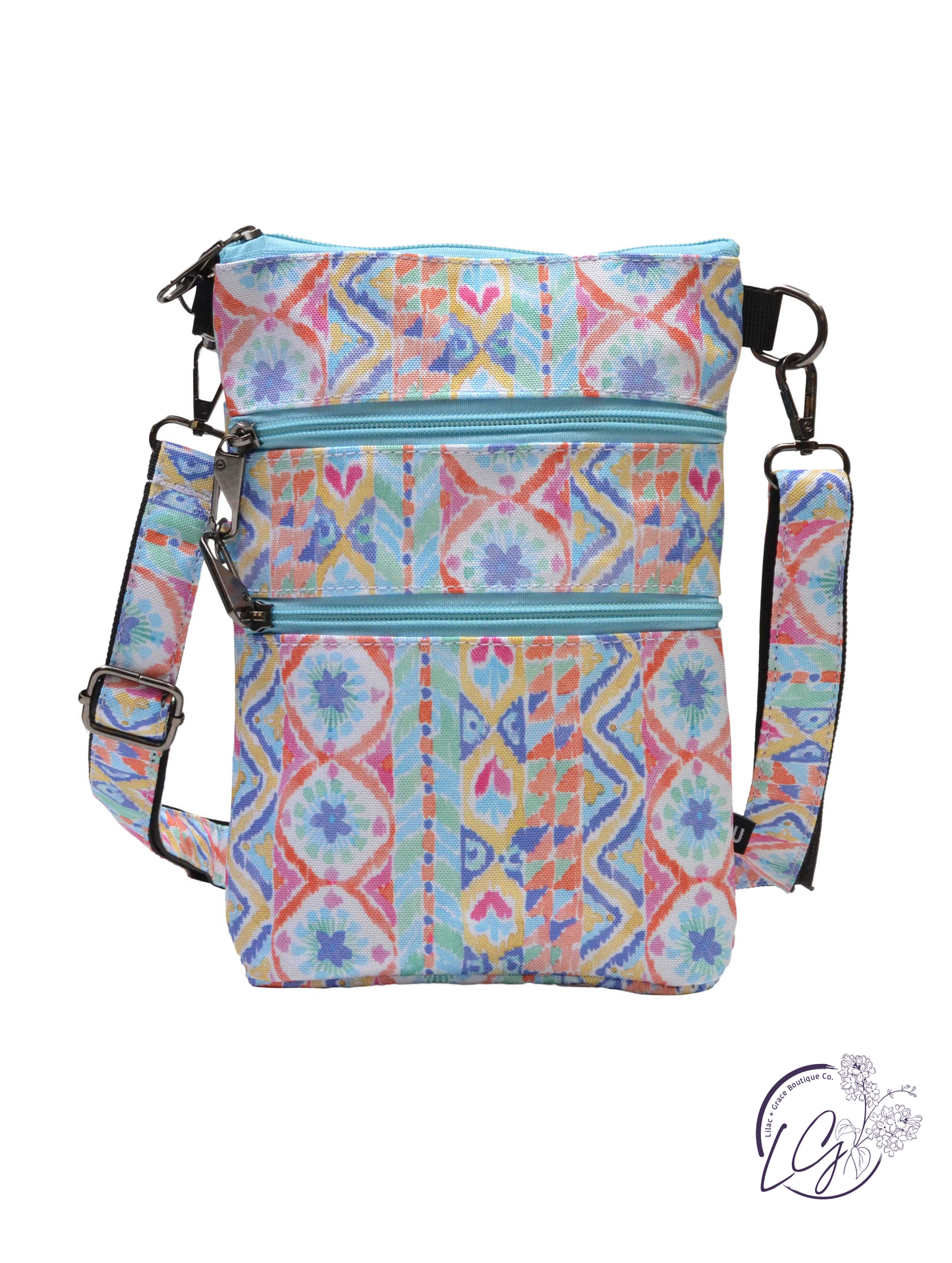 Nupouch Anti-theft 3 Zipper Crossbody