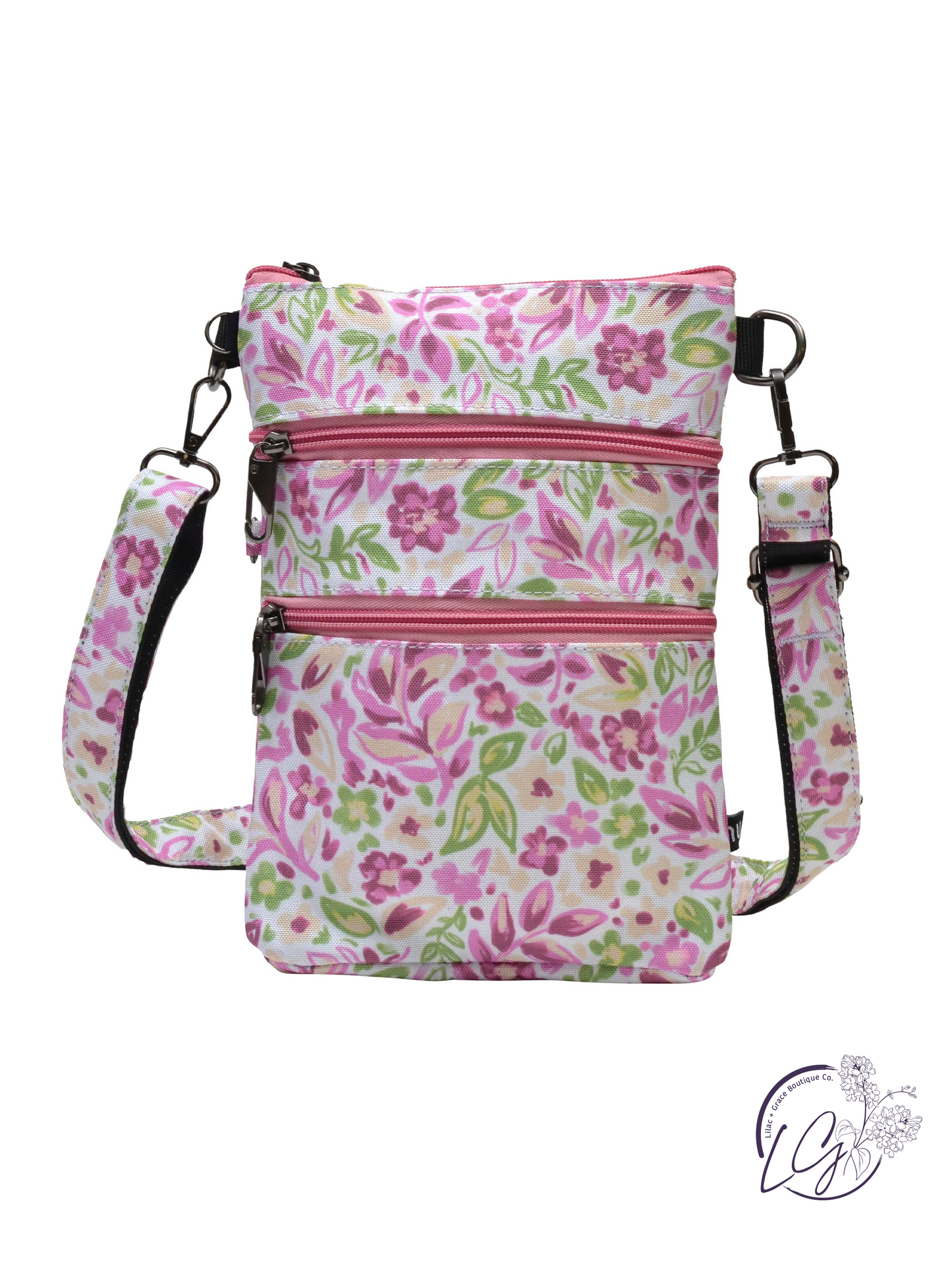 Nupouch Anti-theft 3 Zipper Crossbody