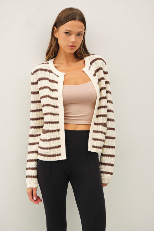 Fireside Stripe Cardigan
