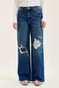 Zayla High Waist Distressed Straight Leg by Judy Blue