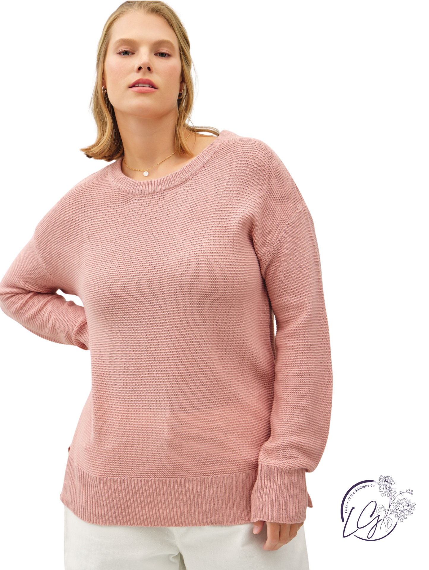 Curvy Busy Days Oversized Sweater