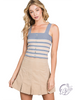 Only Getting Better Striped Sweater Tank