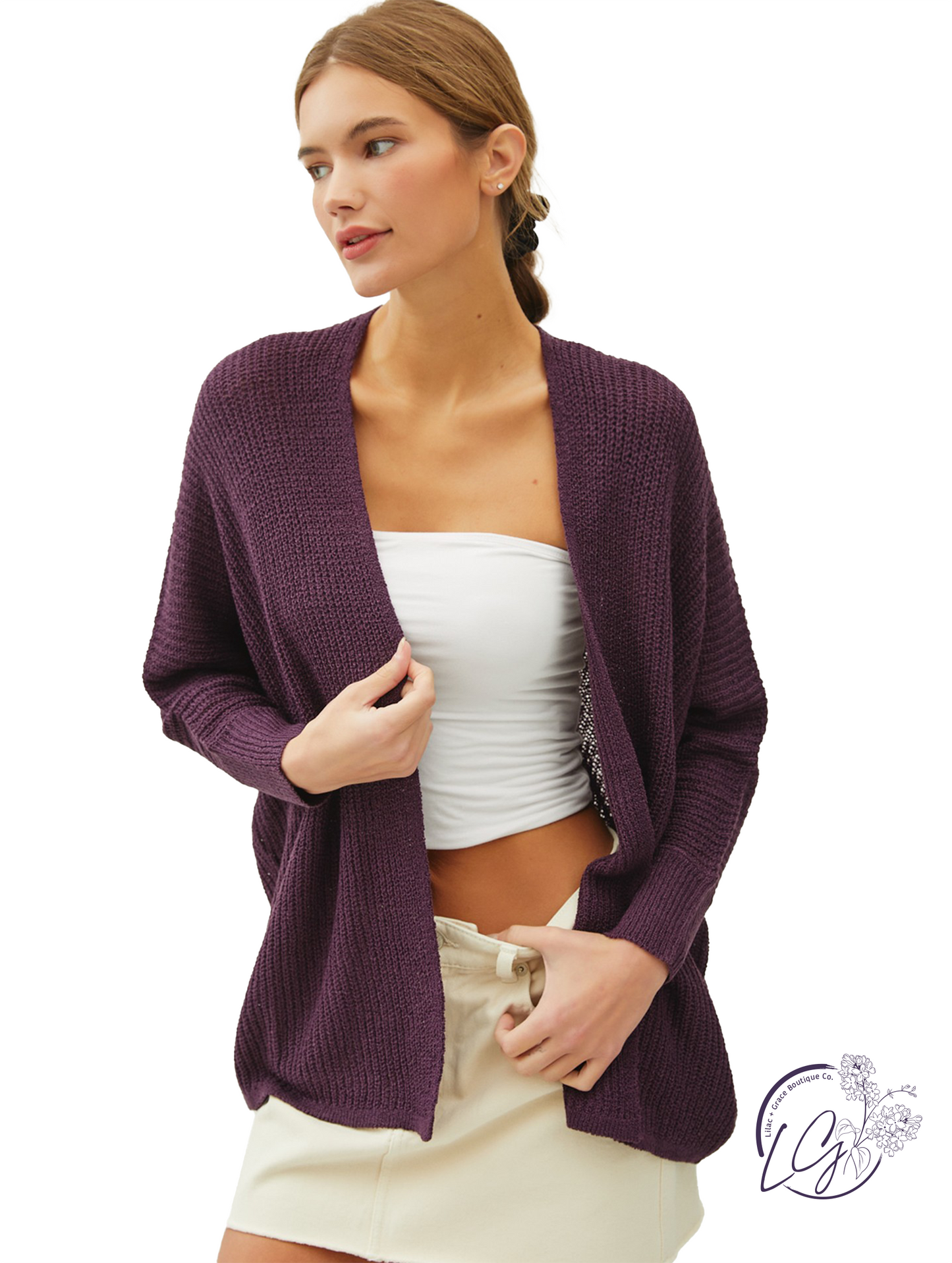 Live Loud Open Cardigan