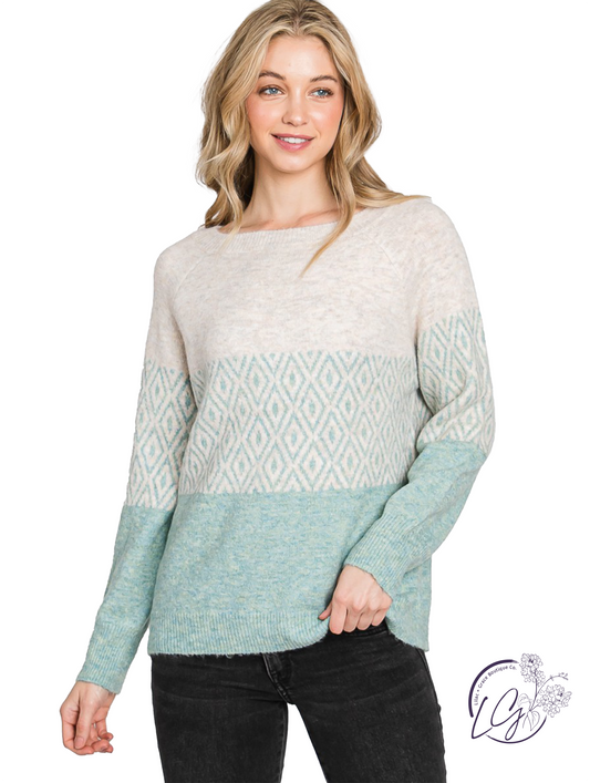 Mint Frost Sweater