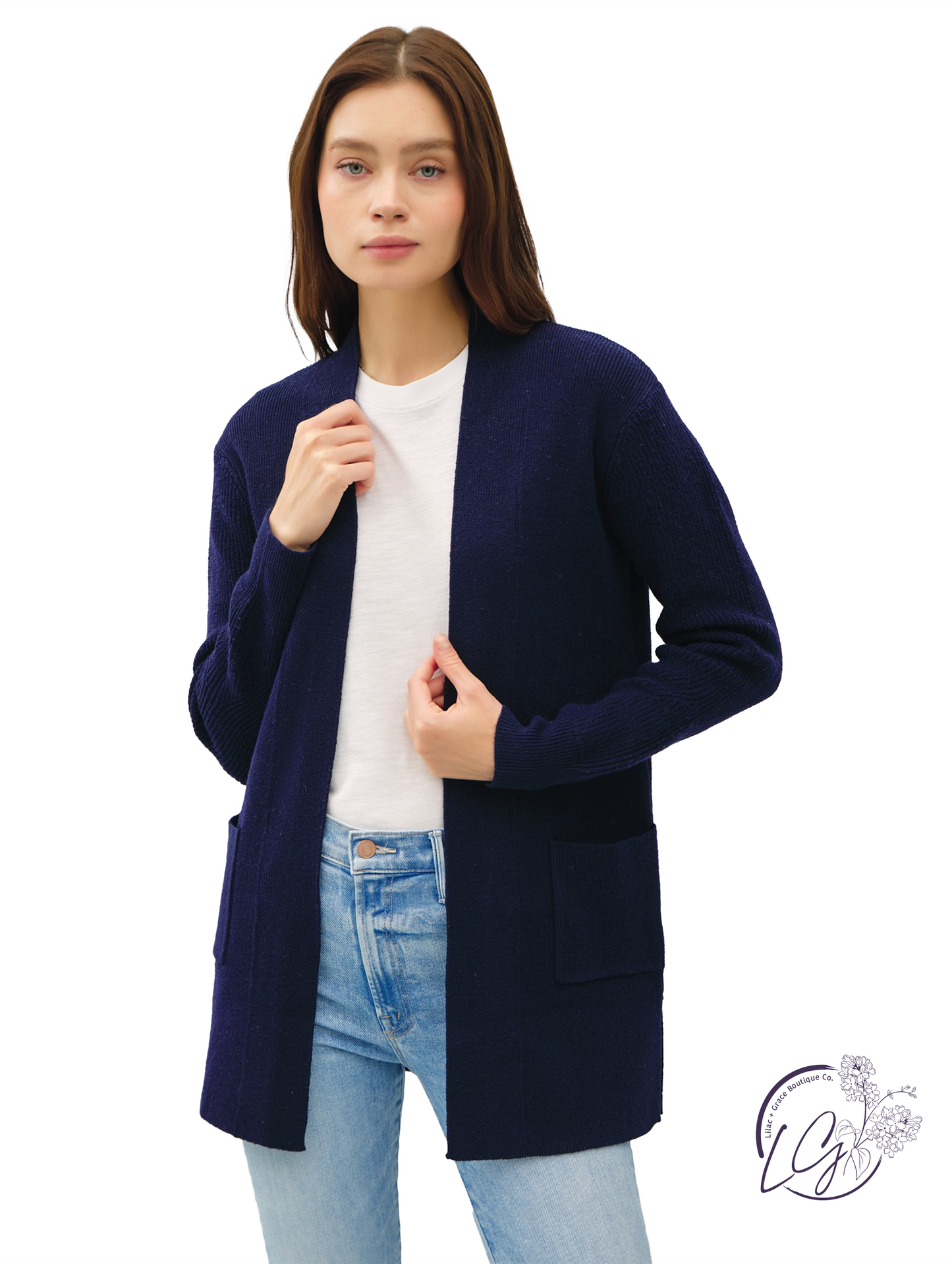 Ridge Line Open Cardigan