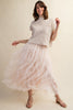 Curvy Cascading Layers Tulle Maxi Skirt