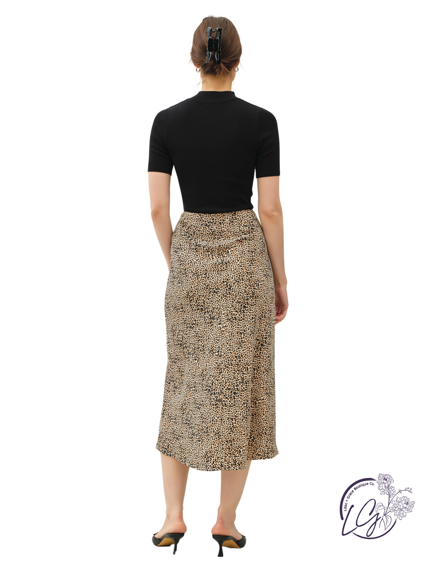 Efflorescing Comfort Midi Skirt