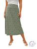 Curvy Efflorescing Comfort Midi Skirt