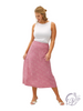 Curvy Efflorescing Comfort Midi Skirt
