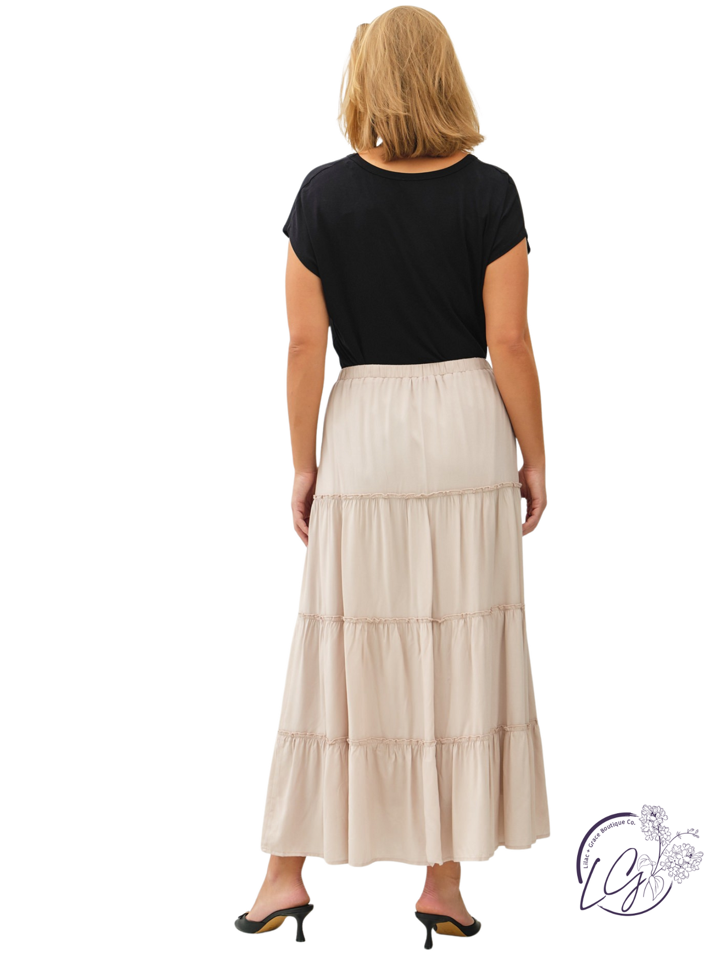 Curvy Steps On Stone Skirt