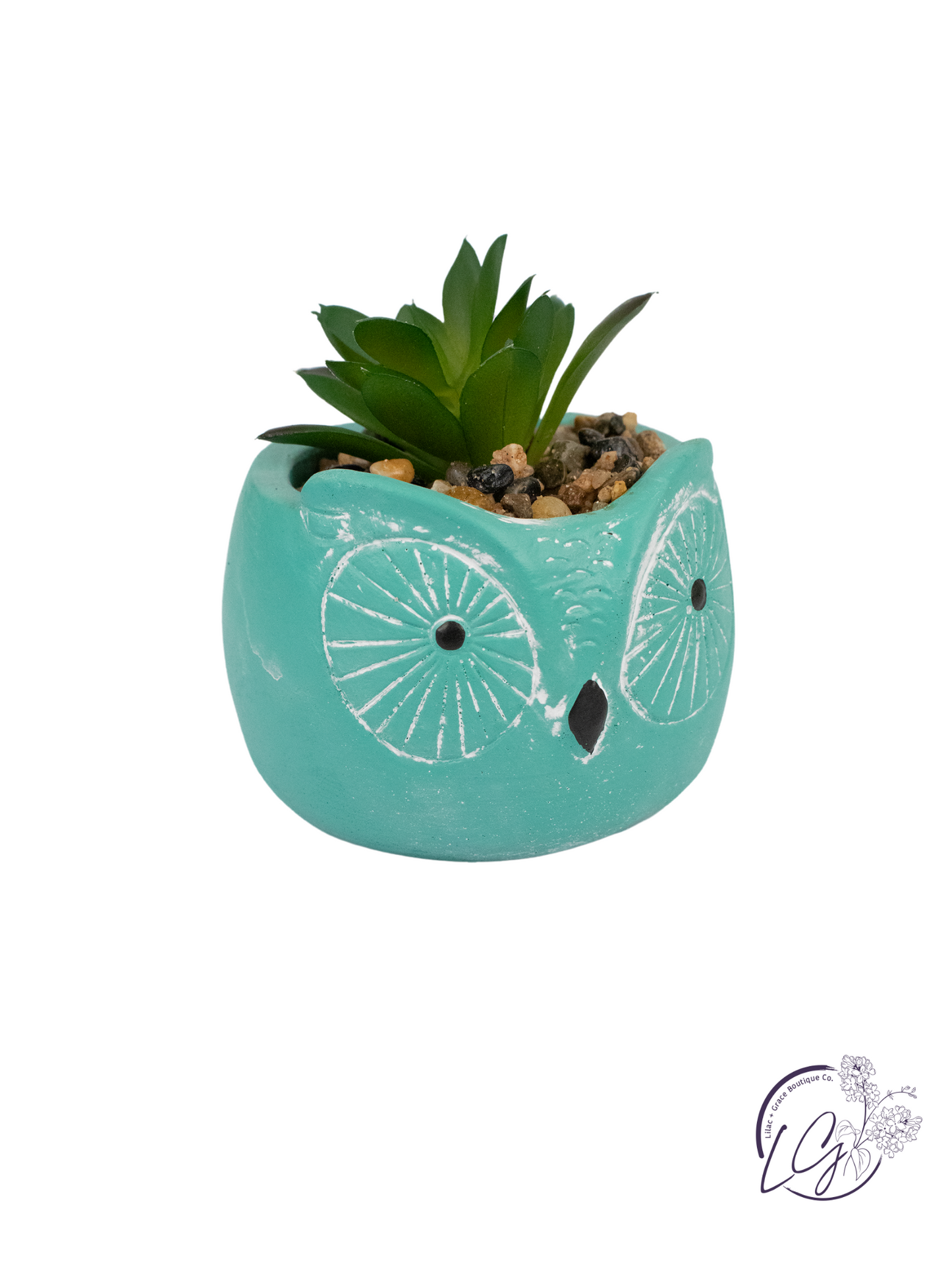 Cement Animal Planter w/ Succulent