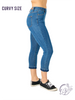 Curvy Marjorie High Waisted Pull On Capri by Judy Blue