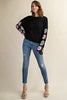 Curvy Bloomline Crochet Sweater