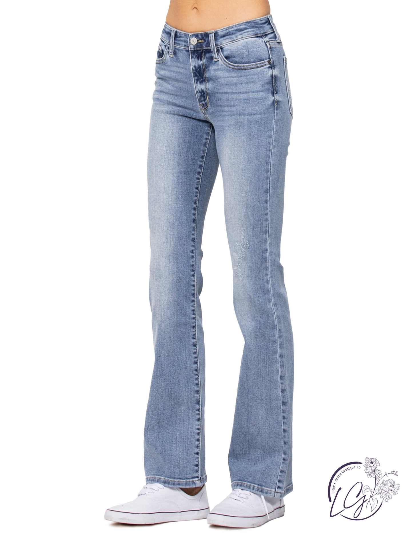 June Core Mid Rise Bootcut by Judy Blue