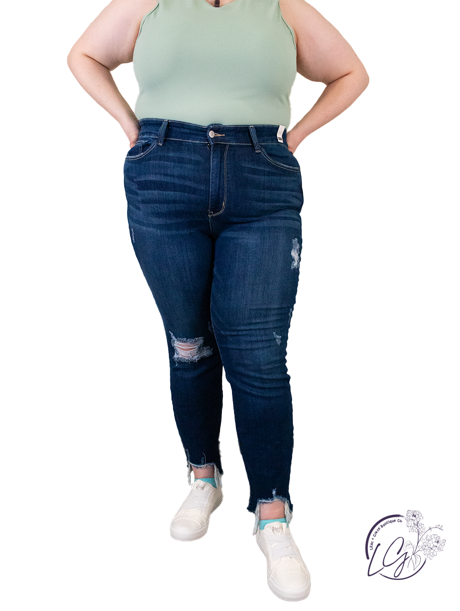 Curvy Olly Mid Rise Slim Fit By Judy Blue