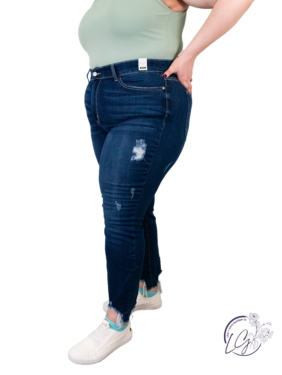 Curvy Olly Mid Rise Slim Fit By Judy Blue