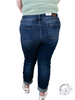 Curvy Barrett Cuffed Slim Fit Jean By Judy Blue