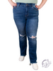 Curvy Opal High Waist Distressed Jeans By Judy Blue