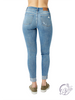 Gloria Mid Rise Destroy & Cuff Skinny by Judy Blue