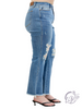 Curvy Jade Destroy Fray Hem Bootcut By Judy Blue