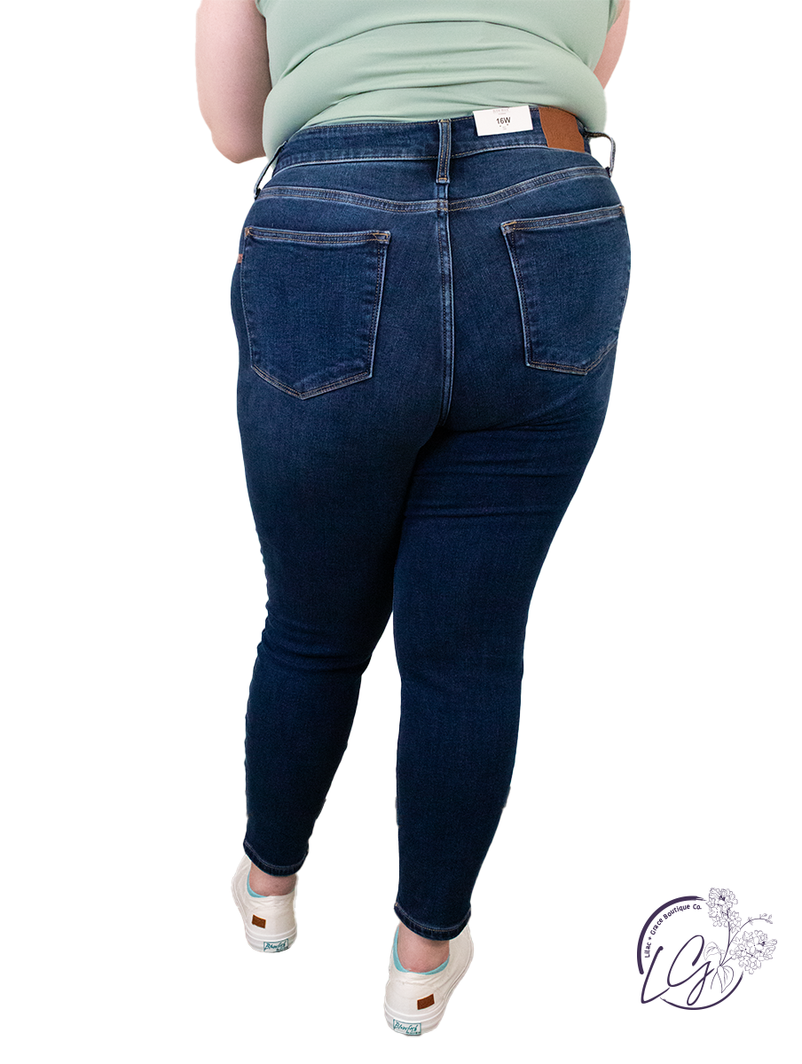 Curvy Quinsy High Waist Thermal Skinny  By Judy Blue