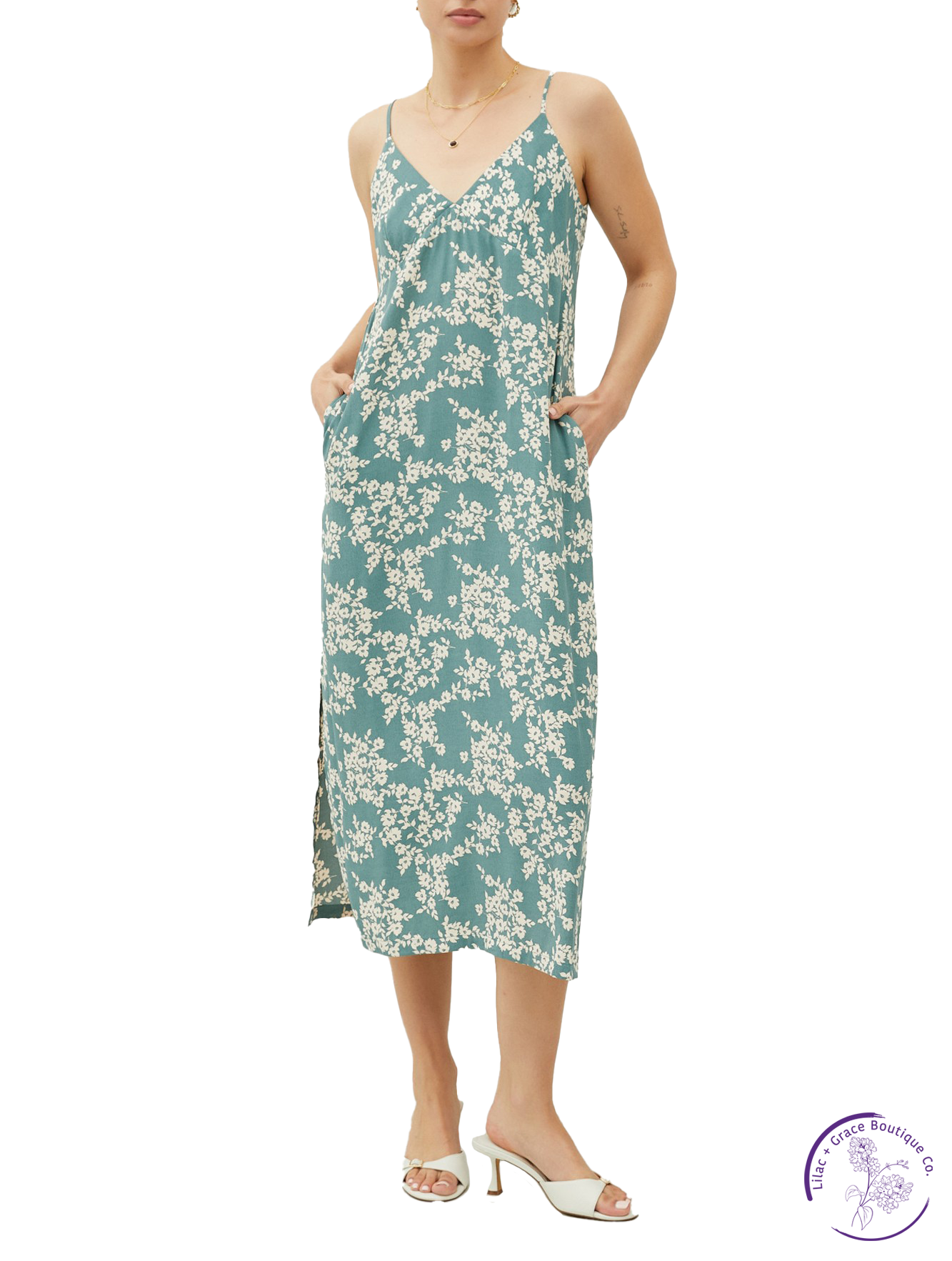 Brunch Bloom Midi Dress